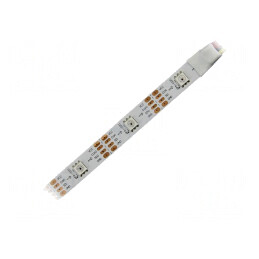 Bandă LED RGB Programabilă 5V 60 LED-uri/m 12mm PCB Albă | Electronic-mag.ro | Componente Electronice