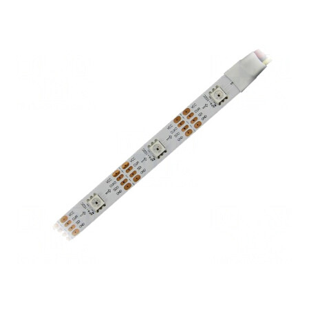 Bandă LED RGB Programabilă 5V 60 LED-uri/m 12mm PCB Albă | Electronic-mag.ro | Componente Electronice