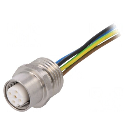 Soclu M12 PIN 5 mamă DeviceNet/CANopen cablu 0,5m | Electronic-mag.ro | Componente Electronice