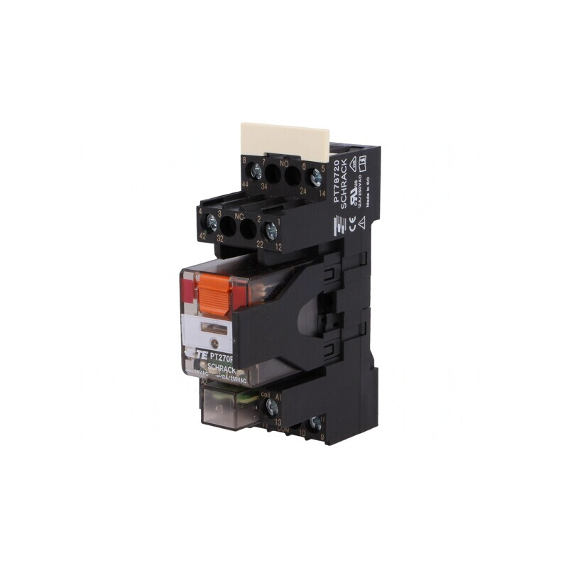 Releu Intermediar DPDT 24VAC 12A | Electronic-mag.ro | Componente Electronice Releu Intermediar DPDT 24VAC 12A | Electronic-mag.ro | Componente Electronice