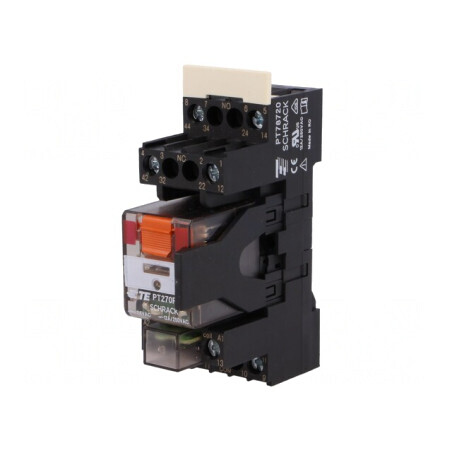 Releu Intermediar DPDT 24VAC 12A | Electronic-mag.ro | Componente Electronice