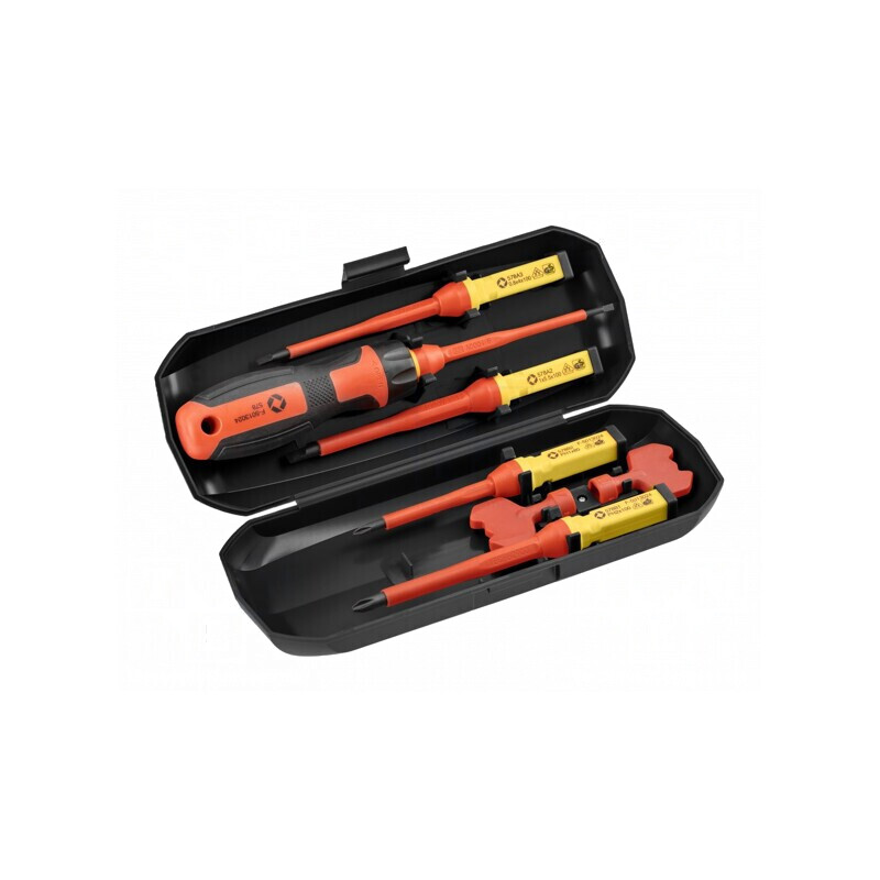 Set Șurubelnițe Izolate 1kVAC Phillips și Plată 8 Buc. | Electronic-mag.ro | Componente Electronice Set Șurubelnițe Izolate 1kVAC Phillips și Plată 8 Buc. | Electronic-mag.ro | Componente Electronice