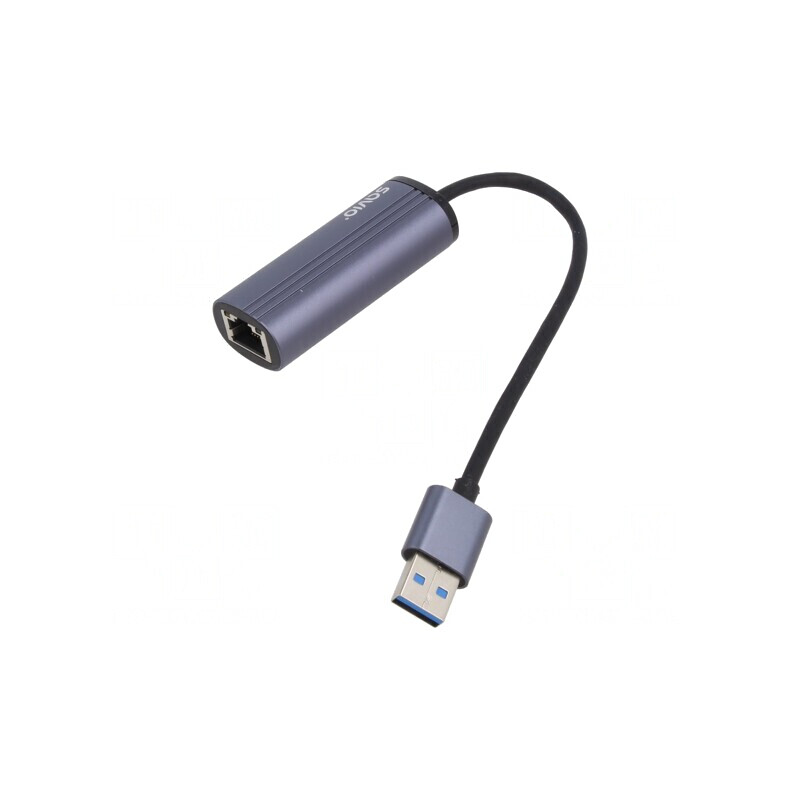 Adaptor USB Fast Ethernet 3.1 Gri 10/100/1000Mbps PnP | Electronic-mag.ro | Componente Electronice