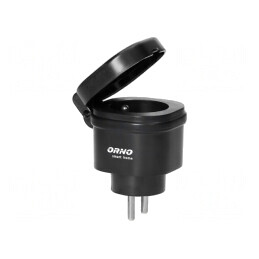 Soclu de rețea 230VAC IP44 13A 30m Negru | Electronic-mag.ro | Componente Electronice