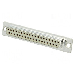 Mufă D-Sub 37 PIN Mamă Lipire Contacte Întoarse | Electronic-mag.ro | Componente Electronice