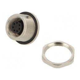 Conector M9 Soclu Mamă Neecranați Aurit 7 PIN 1A | Electronic-mag.ro | Componente Electronice
