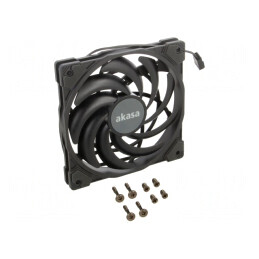 Ventilator DC axial 12V 120x120x15mm | Electronic-mag.ro | Componente Electronice