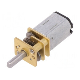 Motor DC cu transmisie 6V 350mA Ax crestătură D 38mNm | Electronic-mag.ro | Componente Electronice