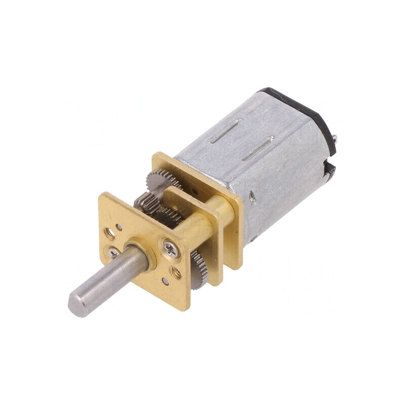 Motor DC cu transmisie 6V 350mA Ax crestătură D 38mNm | Electronic-mag.ro | Componente Electronice