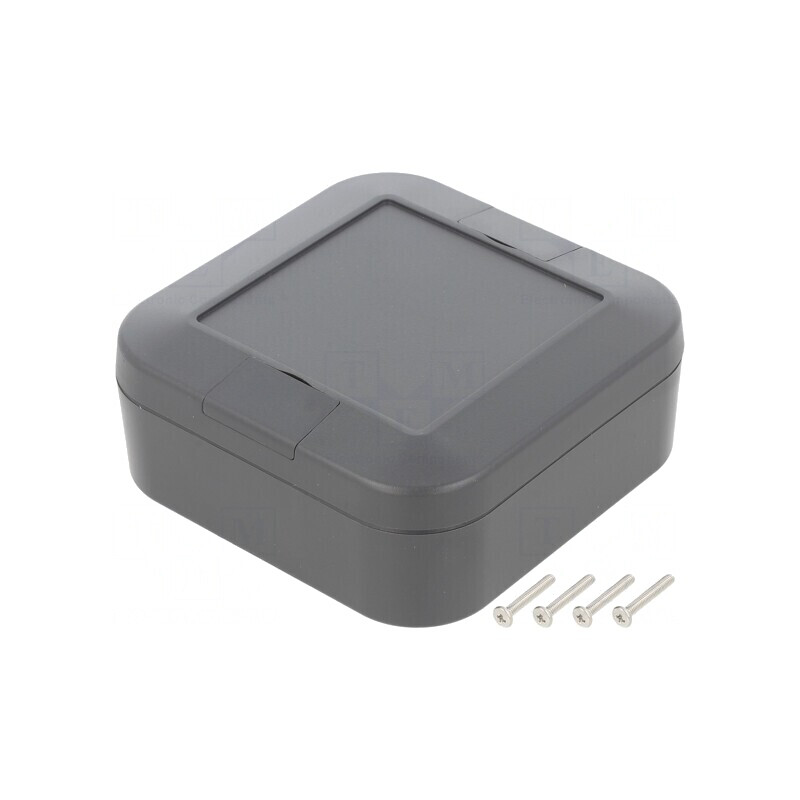 Carcasă Universală WP ABS Grafit IP67 100x100x40mm | Electronic-mag.ro | Componente Electronice