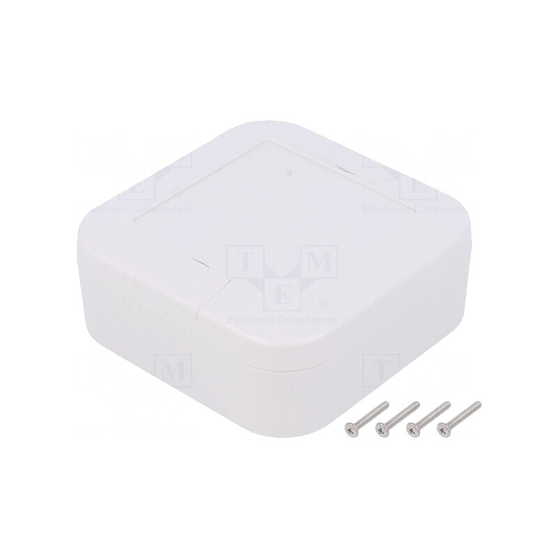 Carcasă universală 100x100x40mm gri deschis | Electronic-mag.ro | Componente Electronice