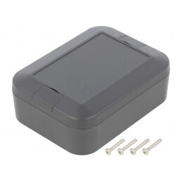 Carcasă Universală WP ABS Grafit IP67 75x100x35mm | Electronic-mag.ro | Componente Electronice