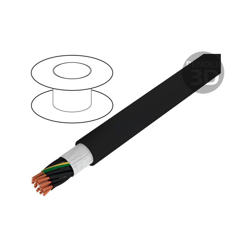 Cablu electric rotund HELULIGHT® 18G1,5mm2 PVC negru | Electronic-mag.ro | Componente Electronice Cablu electric rotund HELULIGHT® 18G1,5mm2 PVC negru | Electronic-mag.ro | Componente Electronice