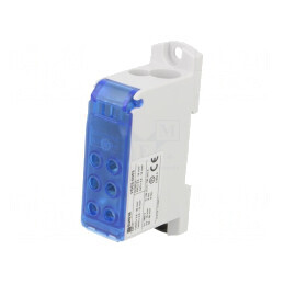 Bloc de distribuție cu 8 borne, 24.3mm | Electronic-mag.ro | Componente Electronice