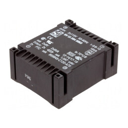 Transformator încapsulat 18VA 115VAC 9Vx2 1Ax2 PCB | Electronic-mag.ro | Componente Electronice