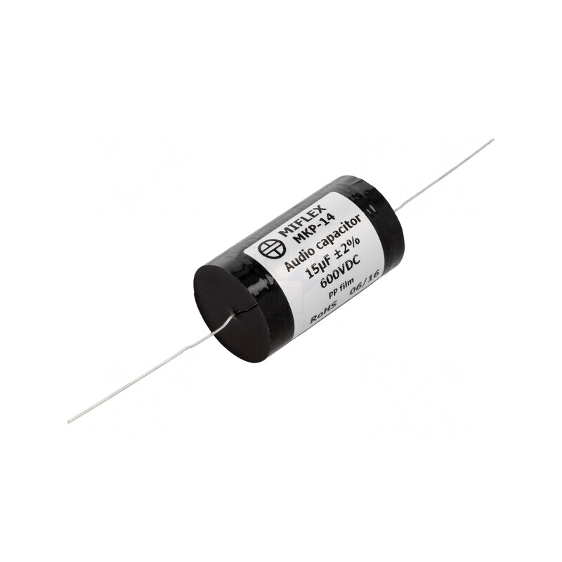 Condensator cu Polipropilenă 15uF 600VDC ±2% THT | Electronic-mag.ro | Componente Electronice