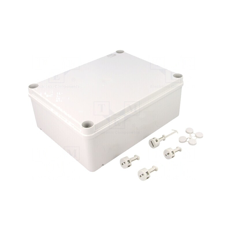 Carcasă universală gri IP55 pentru perete 170x220x80mm | Electronic-mag.ro | Componente Electronice