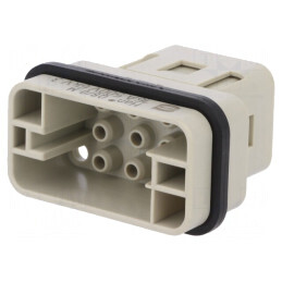 Conector: HDC | inserturi de contact | tată | Han Q | PIN: 9 | 8+PE | 16A | 09120083001