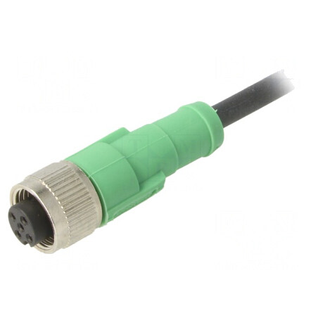 Cablu Conectare M12 PIN 5 3m Mufă 60VAC 4A | Electronic-mag.ro | Componente Electronice