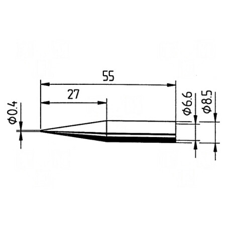 Vârf 0,4mm pentru ciocan de lipit stație | Electronic-mag.ro | Componente Electronice