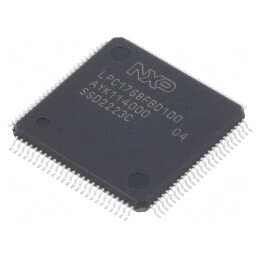 Microcontroler ARM 32kB SRAM 512kB Flash LQFP100 LPC1768FBD100K | Electronic-mag.ro | Componente Electronice
