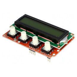 Placă Expansiune Afișaj LCD 16x2 I2C UART ICSP UEXT