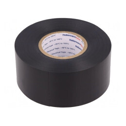 Bandă Electroizolantă Neagră 38mm x 20000mm x 0,21mm Hela Tape Flex2000 | Electronic-mag.ro | Componente Electronice