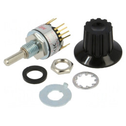 Comutator Rotativ 6 Pozitii 0,1A 28V | Electronic-mag.ro | Componente Electronice