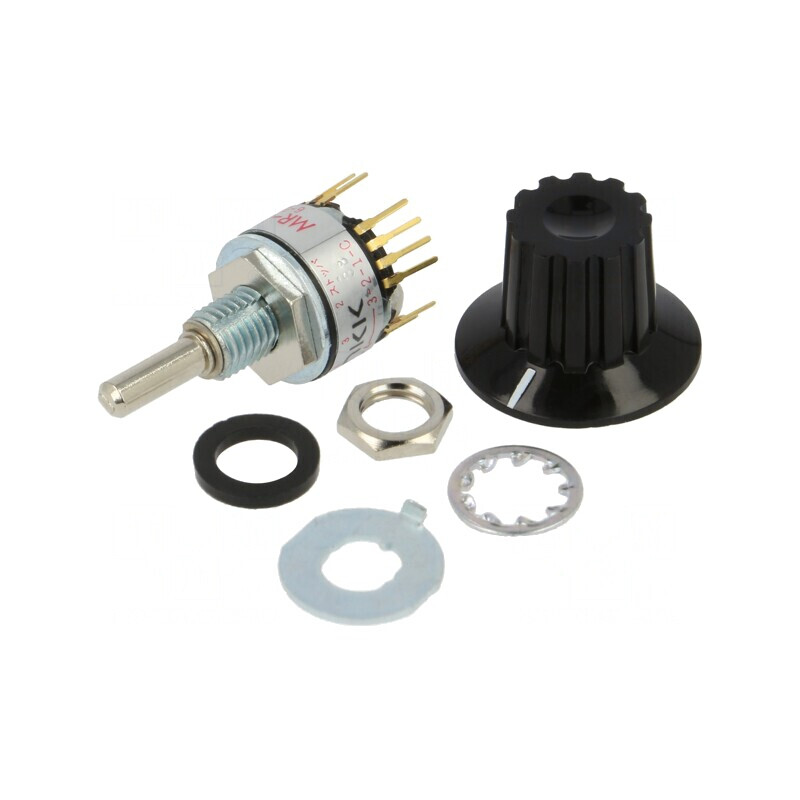 Comutator Rotativ 6 Pozitii 0,1A 28V | Electronic-mag.ro | Componente Electronice