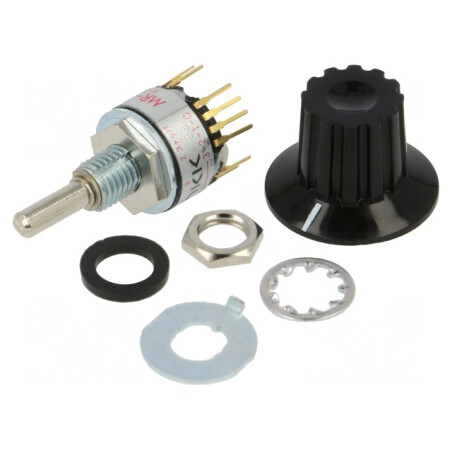 Comutator Rotativ 6 Pozitii 0,1A 28V | Electronic-mag.ro | Componente Electronice