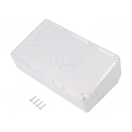 Carcasă Desktop Gri Deschis ABS 161x95x64mm | Electronic-mag.ro | Componente Electronice