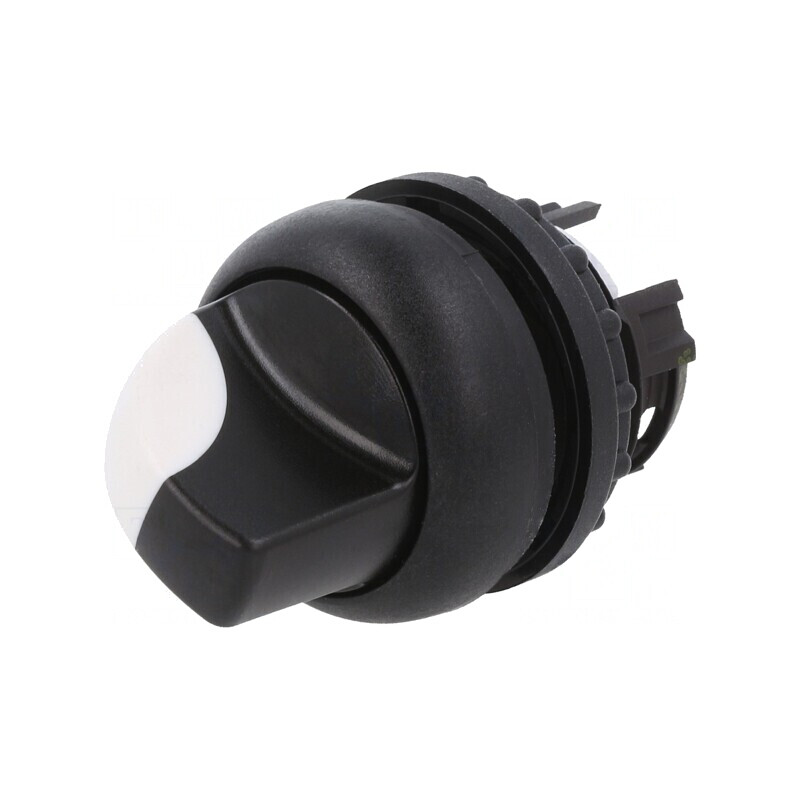 Comutator Rotativ 22mm Alb-Negru | Electronic-mag.ro | Componente Electronice