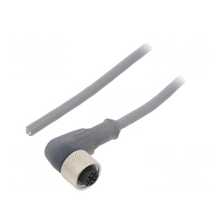 Cablu de conectare M12 unghi 5m 250VAC 2,5A | Electronic-mag.ro | Componente Electronice