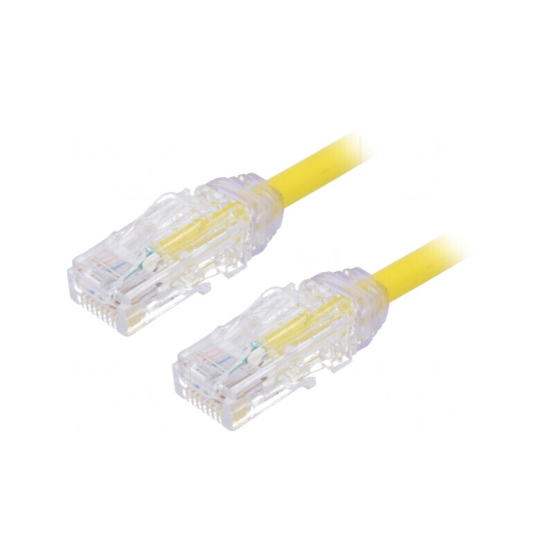 Patch cord UTP Cat6A galben 1m LSZH | Electronic-mag.ro | Componente Electronice Patch cord UTP Cat6A galben 1m LSZH | Electronic-mag.ro | Componente Electronice