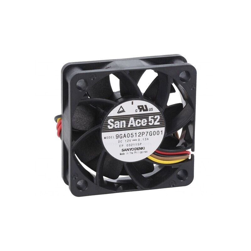 Ventilator axial 12V DC 52x52x15mm 30m3/h 38dBA cu bilă | Electronic-mag.ro | Componente Electronice Ventilator axial 12V DC 52x52x15mm 30m3/h 38dBA cu bilă | Electronic-mag.ro | Componente Electronice