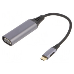 Adaptor USB 3.0 D-Sub 15pin USB C 0,15m Negru | Electronic-mag.ro | Componente Electronice