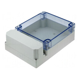 Carcasă montare pe perete ABS gri 160x211x71mm | Electronic-mag.ro | Componente Electronice