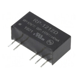 Convertor DC/DC 1W 12V/12V | Electronic-mag.ro | Componente Electronice