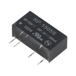 Convertor DC/DC 1W 13.5-16.5V la 5V 200mA | Electronic-mag.ro | Componente Electronice