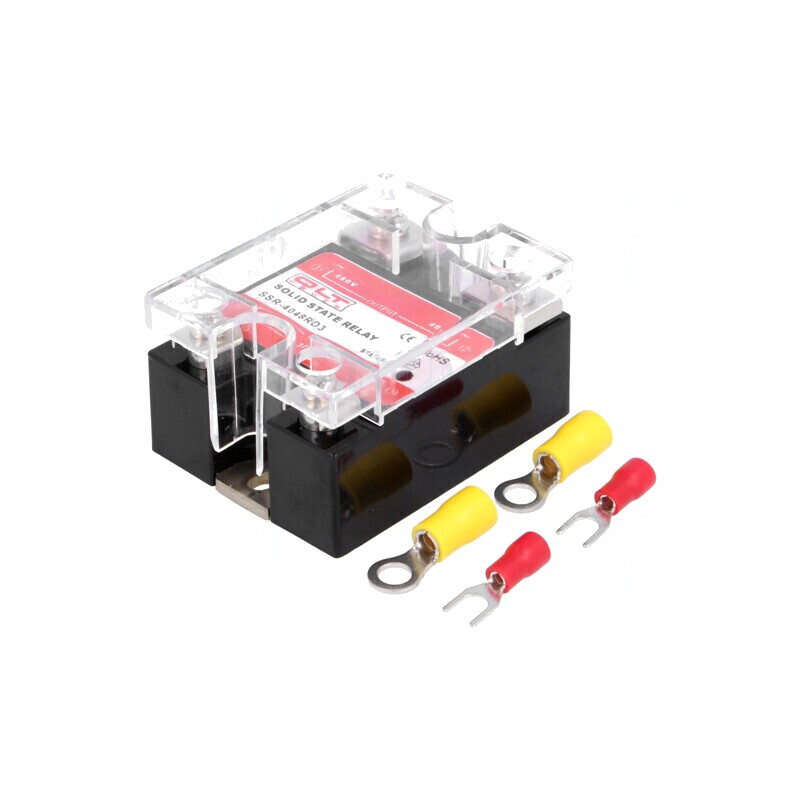 Releu semiconductor 40A 1-fazat 4-32VDC 44-480VAC | Electronic-mag.ro | Componente Electronice