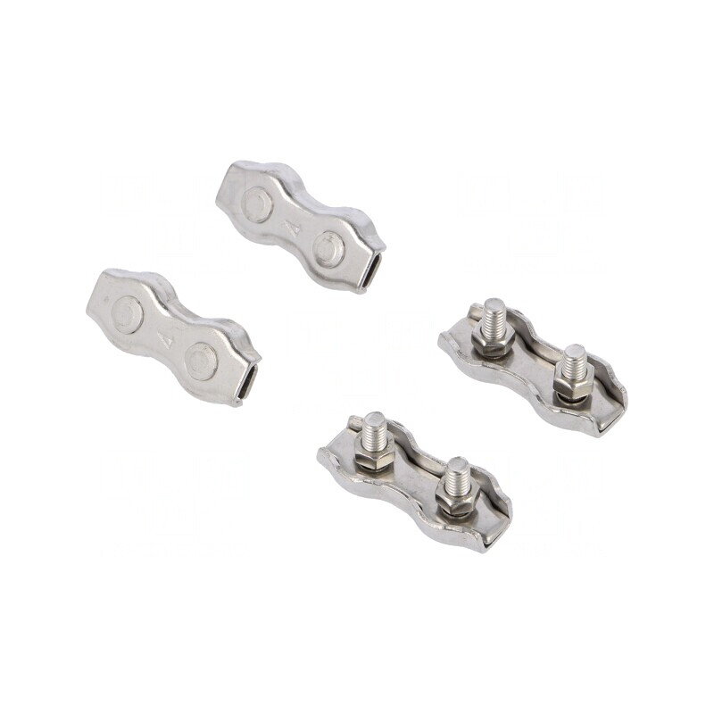 Clemă pt. cablu oțel inoxidabil ER1022 ER5018 ER6022 | Electronic-mag.ro | Componente Electronice