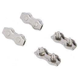 Clemă pt. cablu oțel inoxidabil ER1022 ER5018 ER6022 | Electronic-mag.ro | Componente Electronice
