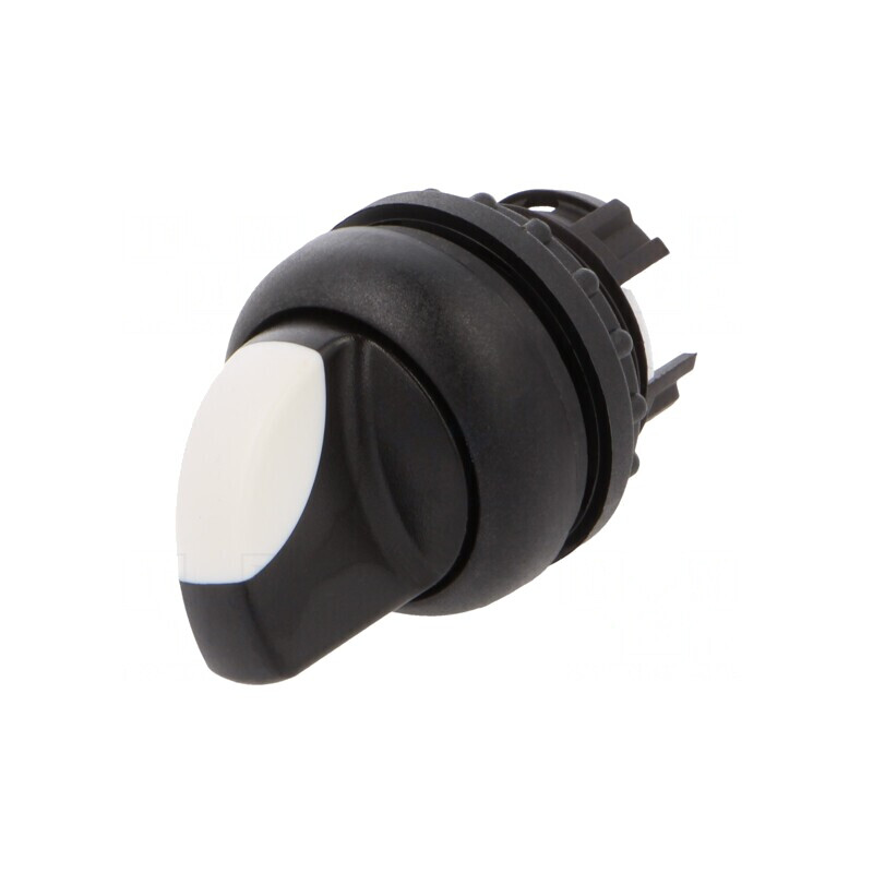 Comutator Rotativ 22mm Alb-Negru | Electronic-mag.ro | Componente Electronice