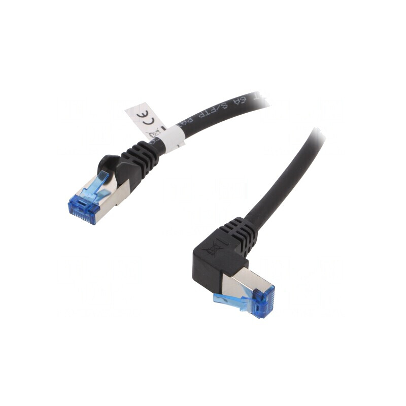 Patch cord S/FTP Cat6a LSZH Negru 10m | Electronic-mag.ro | Componente Electronice Patch cord S/FTP Cat6a LSZH Negru 10m | Electronic-mag.ro | Componente Electronice