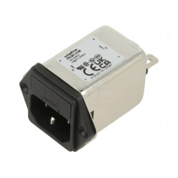 Conector de alimentare AC C14 2A 250VAC -25÷85°C