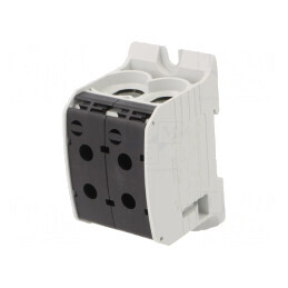 Conector de Îmbinare Șine 95mm2, 4 Borne, Negru