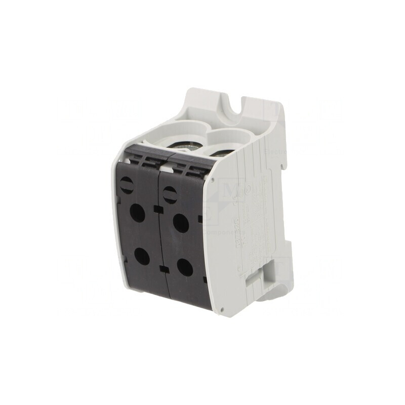 Conector de Îmbinare Șine 95mm2, 4 Borne, Negru | Electronic-mag.ro | Componente Electronice