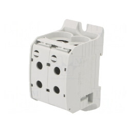 Conector Îmbinare Șine 95mm2 4 Borne Gri STB TS35 1kV | Electronic-mag.ro | Componente Electronice