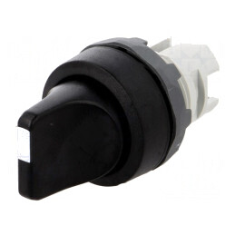 Comutator rotativ 22mm negru 3 poziții | Electronic-mag.ro | Componente Electronice