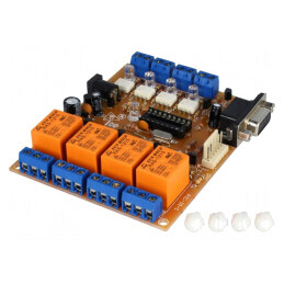 Kit Microchip PIC16 cu Optoizolator și Releu PCB x4 | Electronic-mag.ro | Componente Electronice